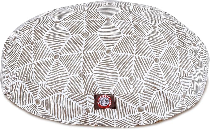 Majestic Pet Charlie Gray Small Round Pet Bed - PAWPICO