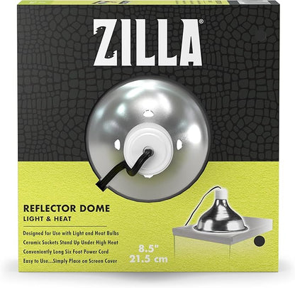 Zilla Silver Reflector Domes 8.5 Inches Zilla