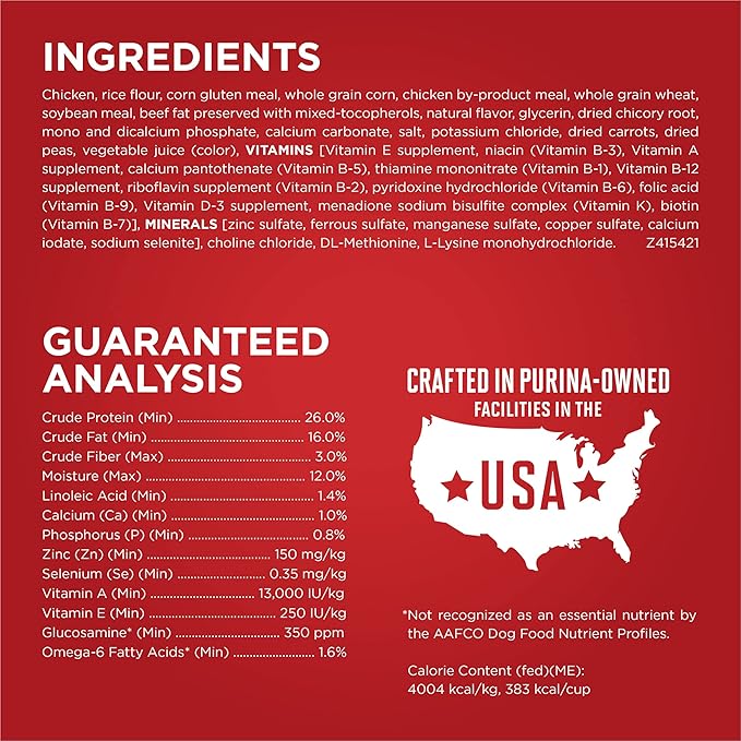 Purina ONE Chicken and Rice Formula Dry Dog Food - 8 lb. Bag - PAWPICO