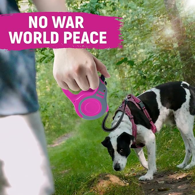 Retractable Dog Leash Automatic Telescopic Tractor Dog Tape, Pet Tape 10/16 FT Durable and Convenient, with Folding Bowl, Dispenser, Rubbish Bags, Suitable for Small and Medium Dogs - PAWPICO