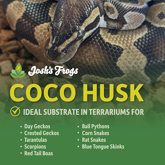 Josh's Frogs Coco Husk Block (5 kg/38 quarts) JoshsFrogs