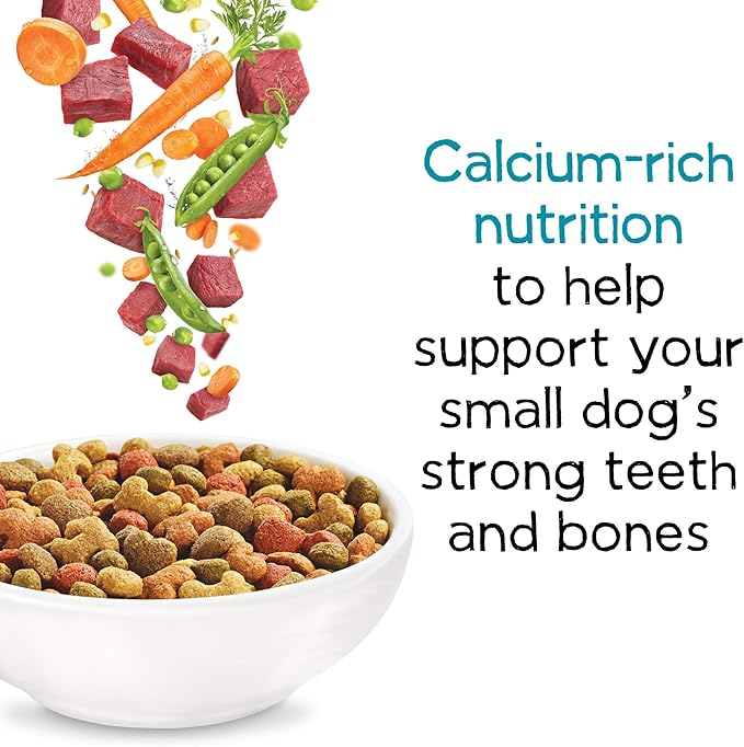 Purina Beneful IncrediBites With Farm-Raised Beef, Small Breed Dry Dog Food - (Pack of 4) 3.5 lb. Bags - PAWPICO