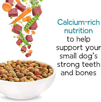 Purina Beneful IncrediBites With Farm-Raised Beef, Small Breed Dry Dog Food - (Pack of 4) 3.5 lb. Bags - PAWPICO