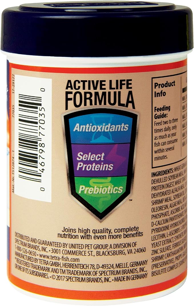 Tetra Goldfish Flakes, Nutritionally Balanced Diet for Aquarium Fish, Vitamin C Enriched Flakes, .42 oz (36 Pack) Tetra