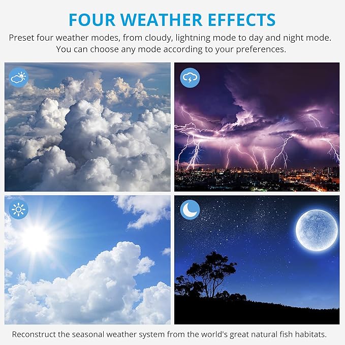 NICREW RGB+W 24/7 LED Aquarium Light with Controller, Full Spectrum Fish Tank Light for Planted Freshwater Tanks, Planted Aquarium Light with Extendable Brackets to 36-48 Inches, 33 Watts NICREW