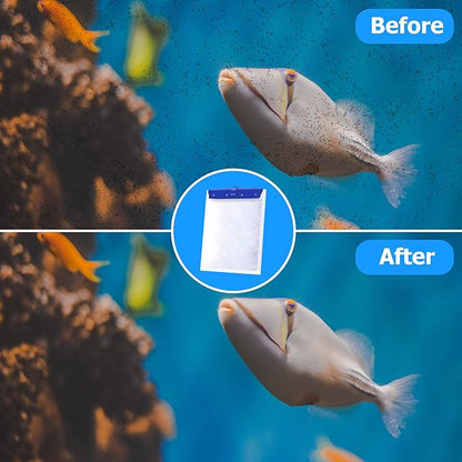 【Assembled】Renami Large Filter Cartridge Replacement for Tetra Whisper Bio-Bag Filters Cartridges Large, Disposable Filter Cartridges for Tetra ReptoFilter Cartridges Aquariums - 18 Pack Renami