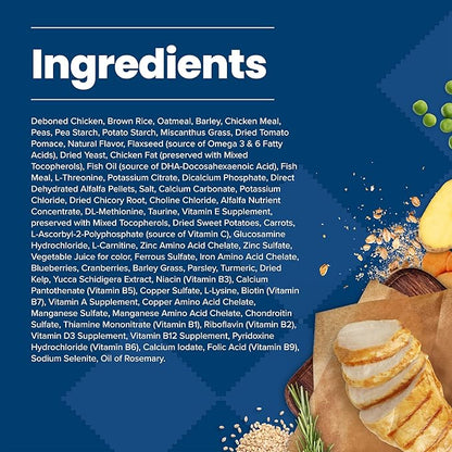 Blue Buffalo Life Protection Formula Senior Dry Dog Food, Supports Joint Health and Mobility, Made with Natural Ingredients, Chicken & Brown Rice Recipe, 5-lb. Bag - PAWPICO