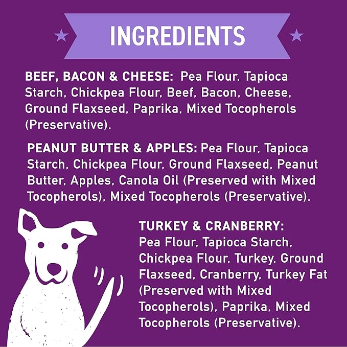 Cloud Star Wag More Bark Less Crunchy Grain Free Dog Treats, Assorted Flavors, 14 oz. Box - PAWPICO