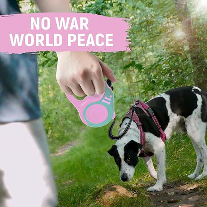 Retractable Dog Leash Automatic Telescopic Tractor Dog Tape, Pet Tape 10/16 FT Durable and Convenient, with Folding Bowl, Dispenser, Rubbish Bags, Suitable for Small and Medium Dogs - PAWPICO