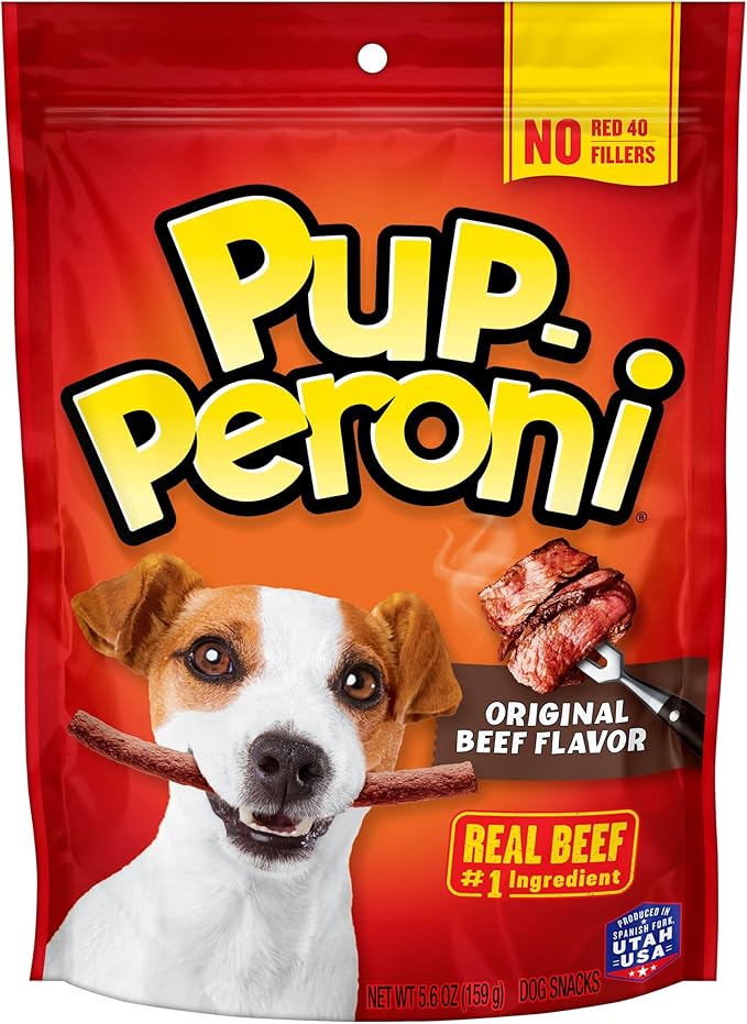 Pup-Peroni Original Beef Flavor Dog Treats, 5.6 Ounce Bag (Pack of 8) - PAWPICO