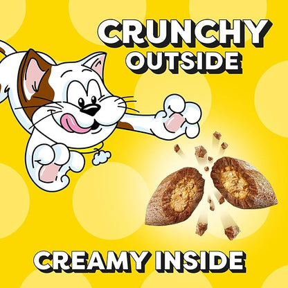 Temptations Classic Crunchy and Soft Cat Treats Savory Salmon Flavor, 30 oz. Tub Temptations