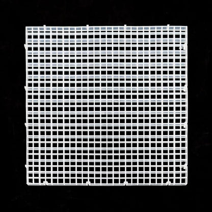 ALEGI Aquarium Fish Tank Divider Plastic Egg Crate Aquarium Filter Bottom Tray Plastic Grid (L 6pcs) ALEGIAquarium