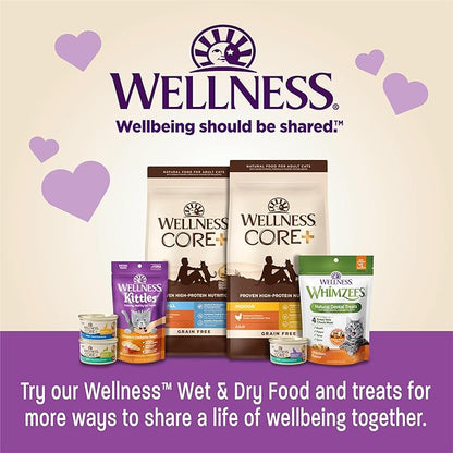 Wellness Kittles Crunchy Natural Grain Free Cat Treats, Chicken & Cranberries Recipe, All Life Stages, 2-Ounce Bag (Pack of 3) WellnessNaturalPetFood