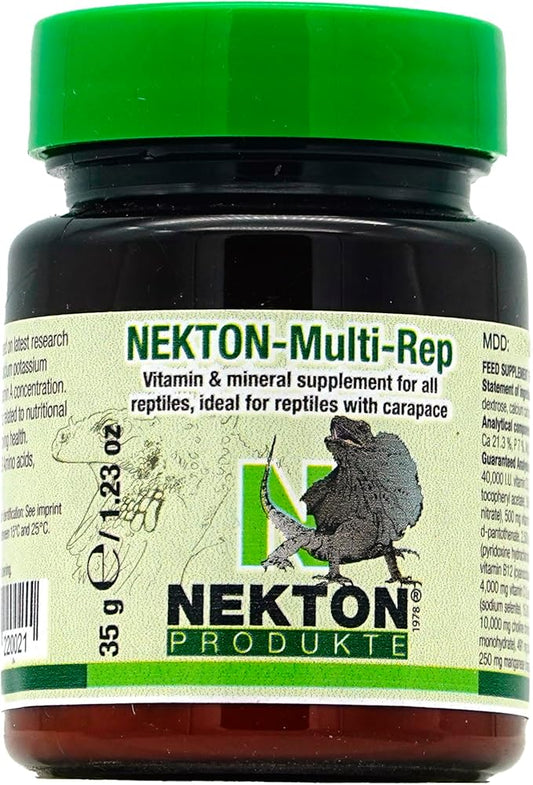 Nekton Multi-Rep Vitamins and Minerals for all Reptiles, 35gm,white NEKTON
