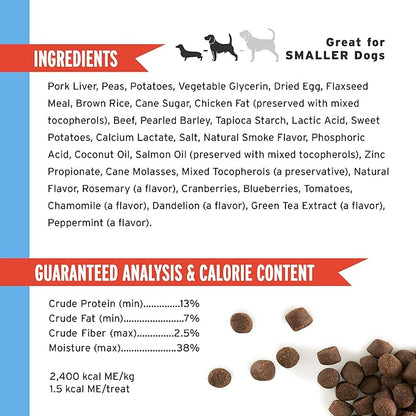 Pet Botanics 4 oz. Pouch Training Rewards Mini Soft & Chewy, Beef Flavor, with 200 Treats Per Bag, The Choice of Top Trainers - PAWPICO