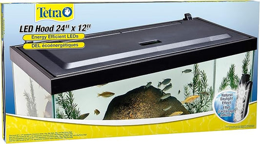 Tetra LED Aquarium Hood, Low Profile, Energy Efficient Hood With Lighting Tetra