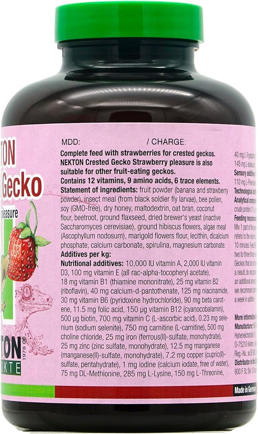 Nekton Crested Gecko Strawberry Pleasure 250g (8.82oz) NEKTON