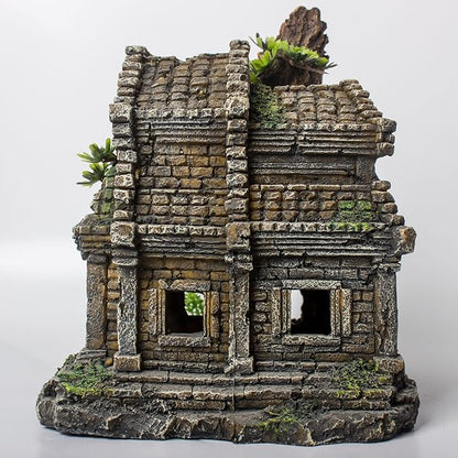 Fish Tank Decorations Aquarium Décor Resin Artificial Tree Trunk Root (B) Taomypets