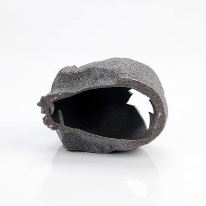 Aquarium Decorations Rock, Ceramic Shelters - Shrimp Habitat, Breeding Tube, Hiding cave, Stackable Fish Tank Decor Cave for Hiding, Betta Fish (J501) JIH