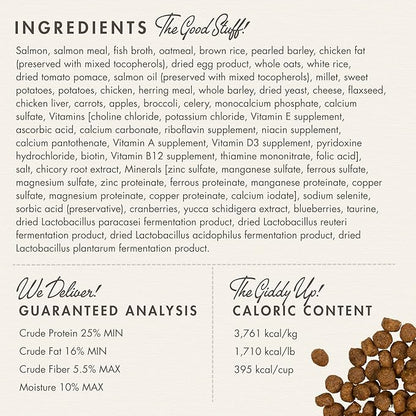 Fromm Four-Star Nutritionals Salmon A La Veg Dog Food - Premium Dry Dog Food - Salmon Recipe - 12 lb - PAWPICO