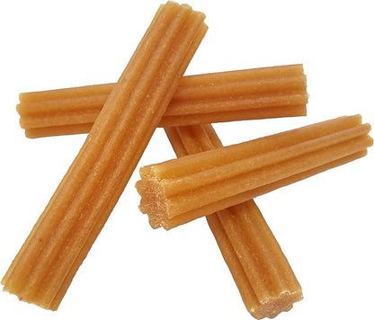 Himalayan Dog Chew Churro Yak Cheese Dog Chews, 100% Natural, Long Lasting, Gluten Free, Healthy & Safe Dog Treats, Lactose & Grain Free, Protein Rich, For All Breeds, Soft, Real Bacon Flavor, 4 Pack - PAWPICO