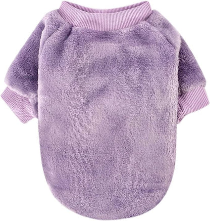 FabriCastle Dog Sweater, Pack of 3, Dog Clothes, Dog Coat, Dog Jacket for Small or Medium Dogs Boy or Girl, Ultra Soft and Warm Cat Pet Sweaters (X-Large, Pink,Purple,Light Pink) - PAWPICO