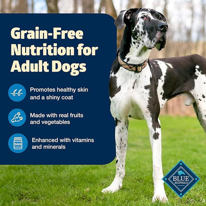 Blue Buffalo Freedom Grain-Free Dry Dog Food, Complete & Balanced Nutrition for Adult Dogs, Made in the USA With Natural Ingredients, Chicken & Potatoes, 24-lb. Bag - PAWPICO