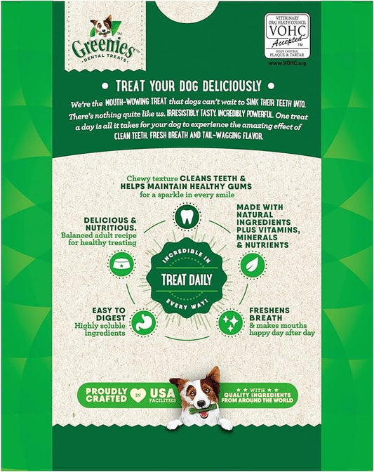 Greenies Original Teenie Natural Dental Care Dog Treats, 27 oz. Pack (96 Treats) - PAWPICO