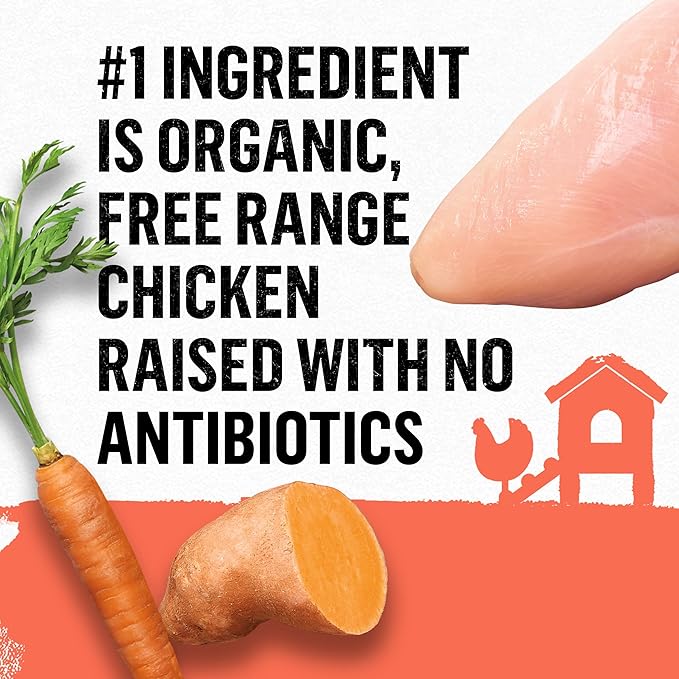 Purina Beyond Natural, Pate, High Protein Wet Dog Food Variety Pack, Organic Chicken Recipes - (Pack of 6) 13 oz. Cans - PAWPICO