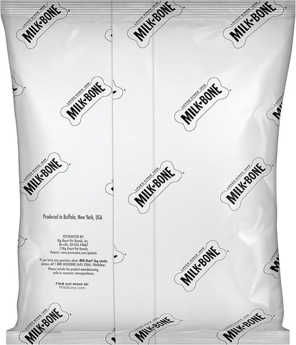 Milk-Bone Mini's Flavor Snacks Dog Treats Bundle: 36 Ounce Canister + 2 Refill Packs - PAWPICO