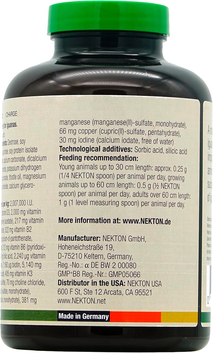 Nekton Iguana Vitamins, 220gm (7.76oz.) NEKTON