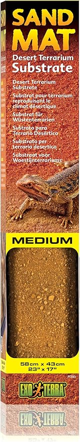 Exo Terra Exo Terra Sand Mat Medium, Desert Terrarium Substrate, 58 X 43 Cm (23" X 17") ExoTerra