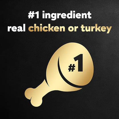 CESAR Filets in Gravy Adult Wet Dog Food, Poultry Lovers Variety Pack, 3.5 oz. Easy Peel Trays, Pack of 24 - PAWPICO