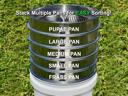 MFS' D-11 Lightning Sifter Small Mealworm Sifting Pan (2nd Gen) MealwormFarmingSolutions