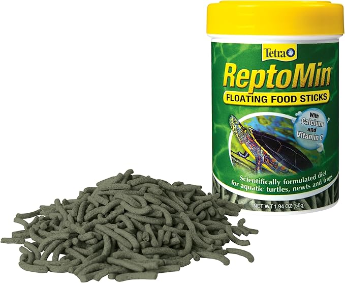 Tetra ReptoMin Floating Food Sticks, Food for Aquatic Turtles, Newts and Frogs, 1.94 oz Tetra