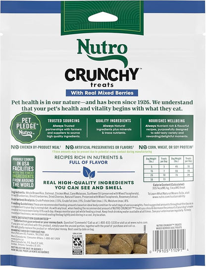 Nutro Crunchy Dog Treats With Real Mixed Berries, 16 oz. Bag - PAWPICO