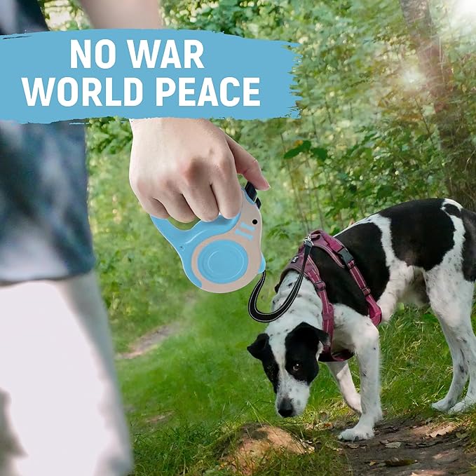 Retractable Dog Leash Automatic Telescopic Tractor Dog Tape, Pet Tape 10/16 FT Durable and Convenient, with Folding Bowl, Dispenser, Rubbish Bags, Suitable for Small and Medium Dogs - PAWPICO