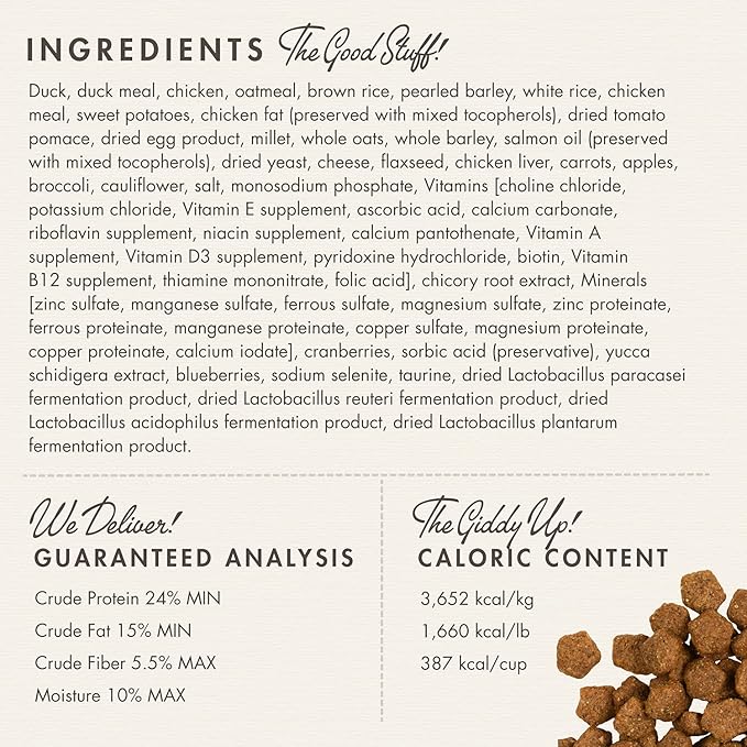 Fromm Four-Star Nutritionals Duck A La Veg Dog Food - Premium Dry Dog Food - Duck Recipe - 26 lb - PAWPICO