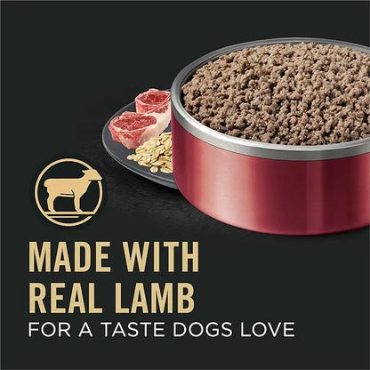 Purina Pro Plan Sensitive Skin and Stomach Wet Dog Food Pate Lamb and Oat Meal Entree - (Pack of 12) 13 oz. Cans - PAWPICO