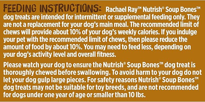 Rachael Ray Nutrish Soup Bones Long Lasting Dog Chews Variety Pack, 22 Count (Pack of 1) - PAWPICO