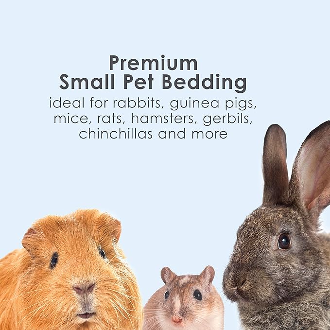 Kaytee Clean & Cozy White Paper Bedding, Made for Small Animals, 100 Liters, Pack of 2 Kaytee