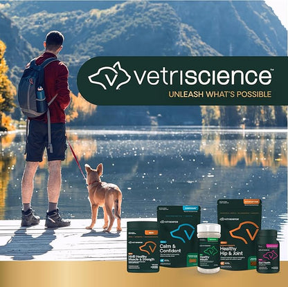 VetriScience Healthy Mouth Dog Dental Powder, Perio Support Clinically Tested Dental Supplement for Small, Medium & Large Breed Dogs, Freshen Breath, Control Plaque & Tartar, Oral Health, 4.2 oz VetriScienceLaboratories