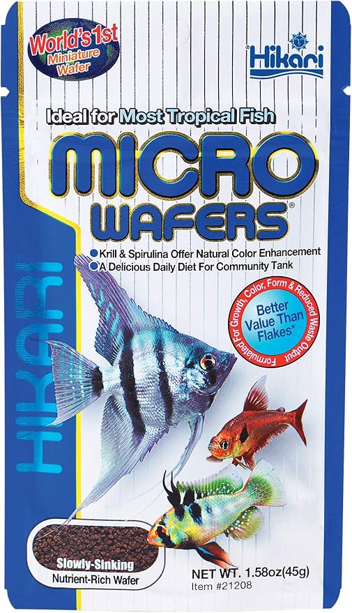 Hikari Micro Wafers Fish Food, 1.58-Ounce Hikari