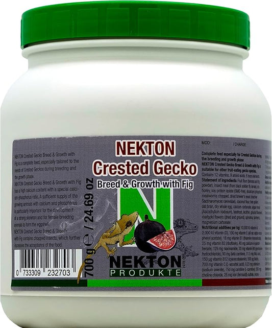 Nekton Crested Gecko Fig for Growth and Breeding 700g (24.69oz) NEKTON