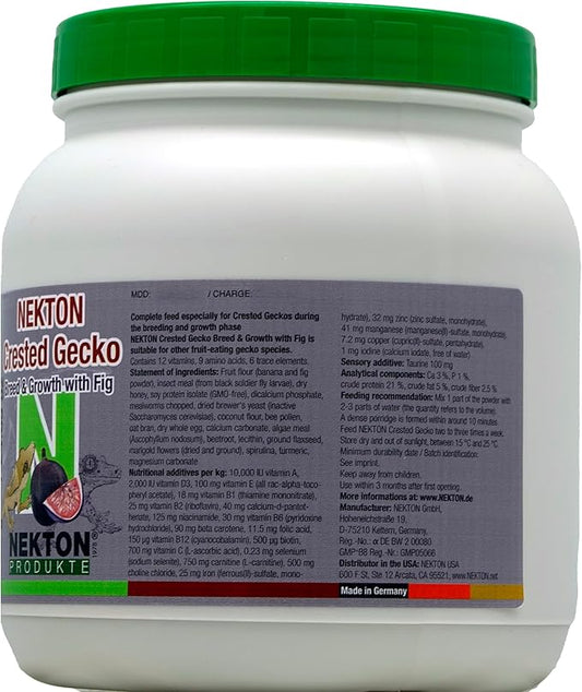 Nekton Crested Gecko Fig for Growth and Breeding 700g (24.69oz) NEKTON