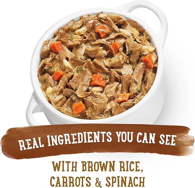 Beneful Purina Gravy Wet Dog Food, Prepared Meals Roasted Chicken Recipe - (8) 10 oz. Tubs (Pack of 2) - PAWPICO