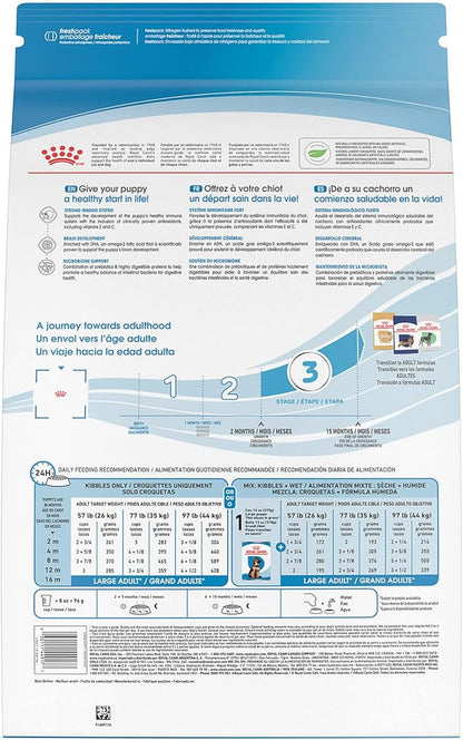 Royal Canin Size Health Nutrition Large Puppy Dry Dog Food, 17 lb bag - PAWPICO