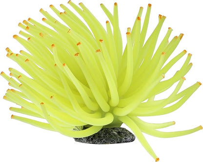 GloFish Anenome Ornaments, Fish Tank Decorations, Aquarium Decorations, Creates a Glowing Effect (Pack of 1) GloFish
