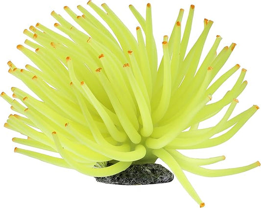 GloFish Anenome Ornaments, Fish Tank Decorations, Aquarium Decorations, Creates a Glowing Effect (Pack of 1) GloFish