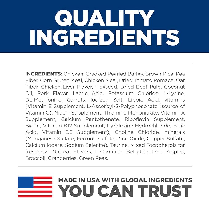 Hill's Science Diet Perfect Weight, Adult 1-5, Large Breed Weight Management Support, Dry Dog Food, Chicken Recipe, 25 lb Bag - PAWPICO